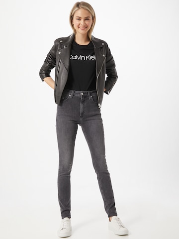 Calvin Klein Jeans Skinny Jeans 'RISE' in Grau