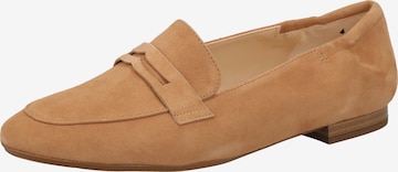 PETER KAISER Classic Flats in Brown: front