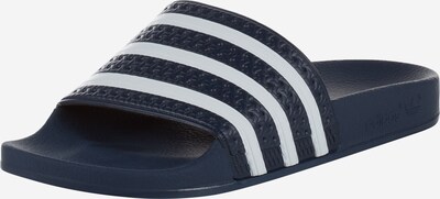 ADIDAS ORIGINALS Pantolette 'Adilette' i marinblå / vit, Produktvy