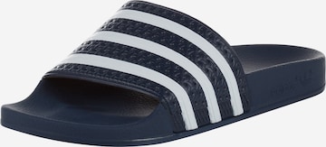 ADIDAS ORIGINALS Muiltjes 'Adilette' in Blauw: voorkant