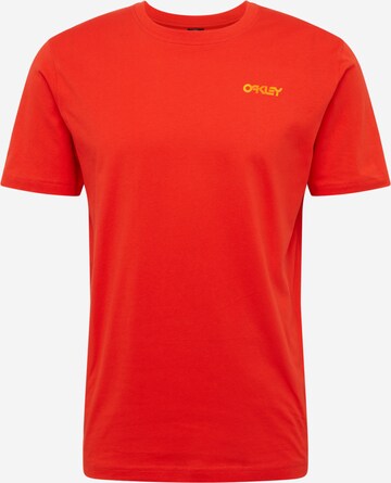 Coupe regular T-Shirt fonctionnel 'Iridium' OAKLEY en orange : devant