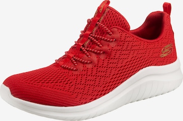 Scarpa slip-on di SKECHERS in rosso: frontale