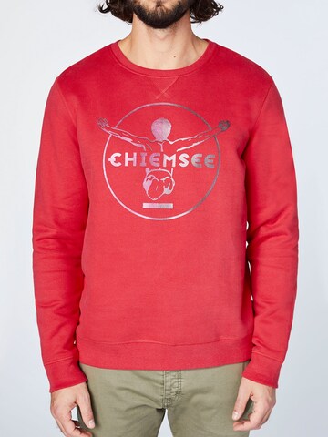 CHIEMSEE Regular Fit Sweatshirt i rød