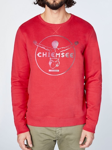 CHIEMSEE Regular Fit Sweatshirt i rød