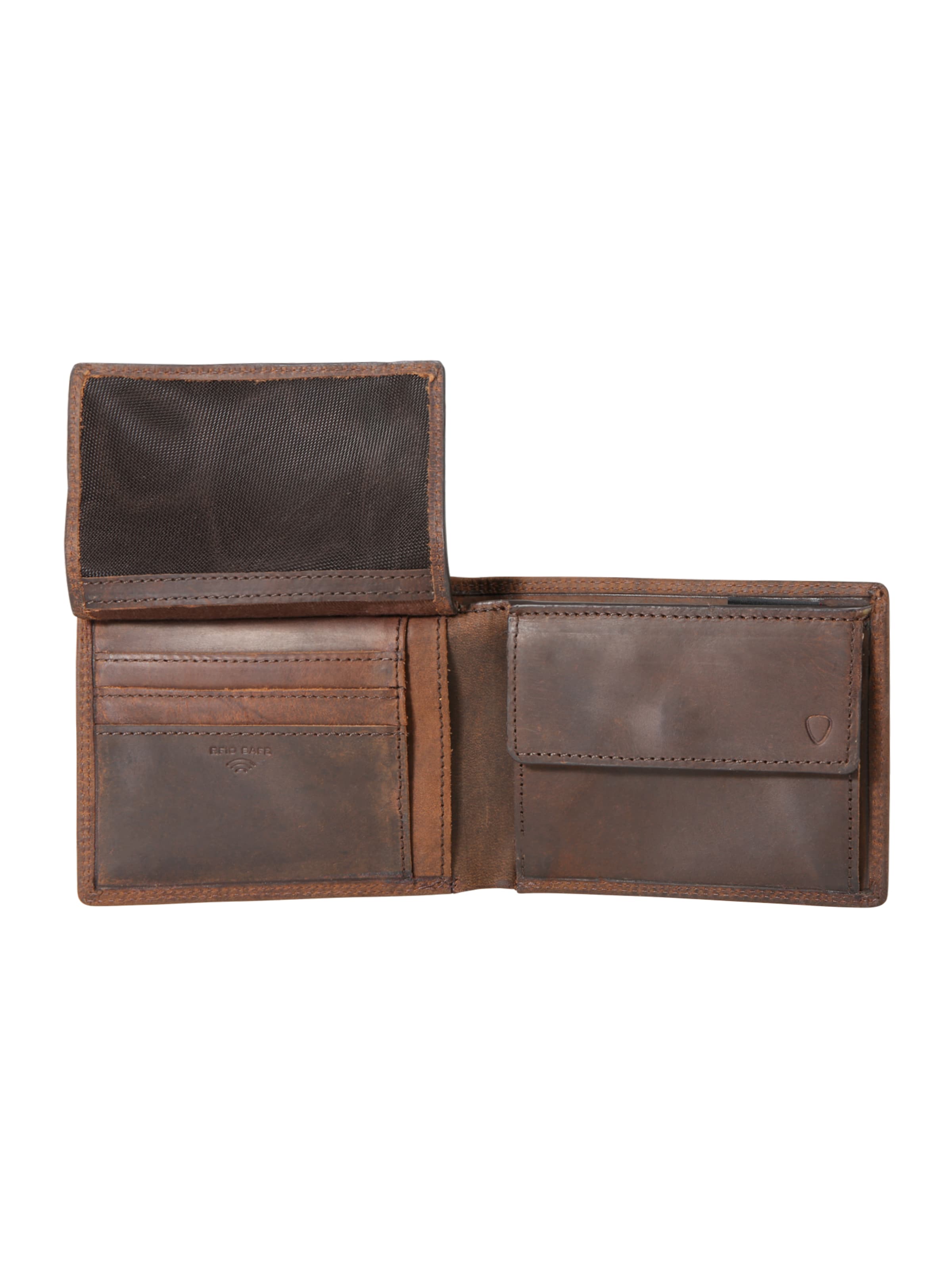 STRELLSON Peňaženka 'Baker Street' - Hnedá: horná strana