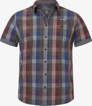 Jan Vanderstorm Button Up Shirt 'Reedo' in Blue: front