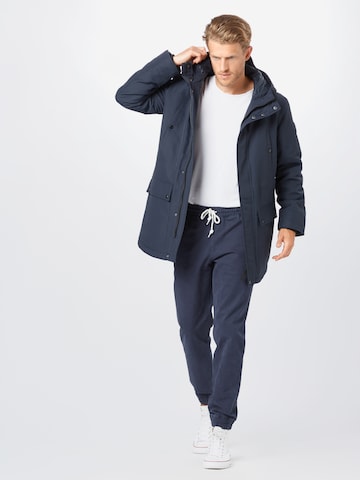 Only & Sons Regular Fit Parka in Blau