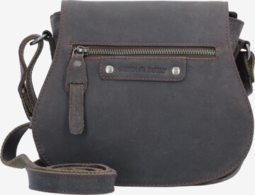 Borsa a tracolla 'Vintage Revival' di GREENBURRY in marrone: frontale