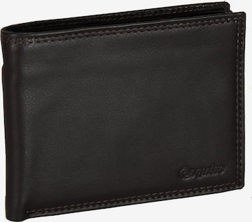 Esquire Wallet in Black: front