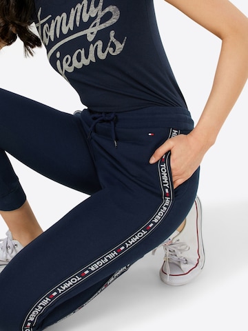 Tommy Hilfiger Underwear Alt kitsenev Püksid 'TRACK PANT HWK', värv sinine