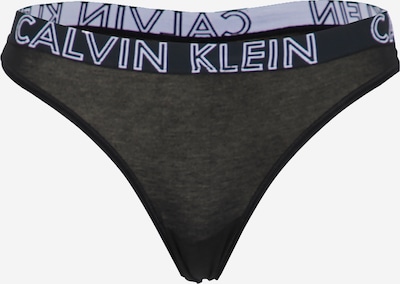 Calvin Klein Underwear String 'THONG' en noir, Vue avec produit