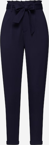 ONLY - Tapered Pantalón plisado 'POPTRASH' en azul: frente