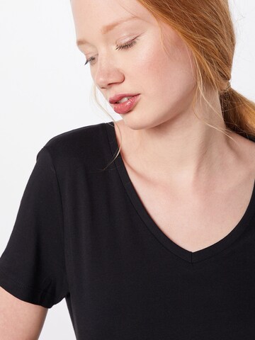 Cream Shirt 'Naia' in Black