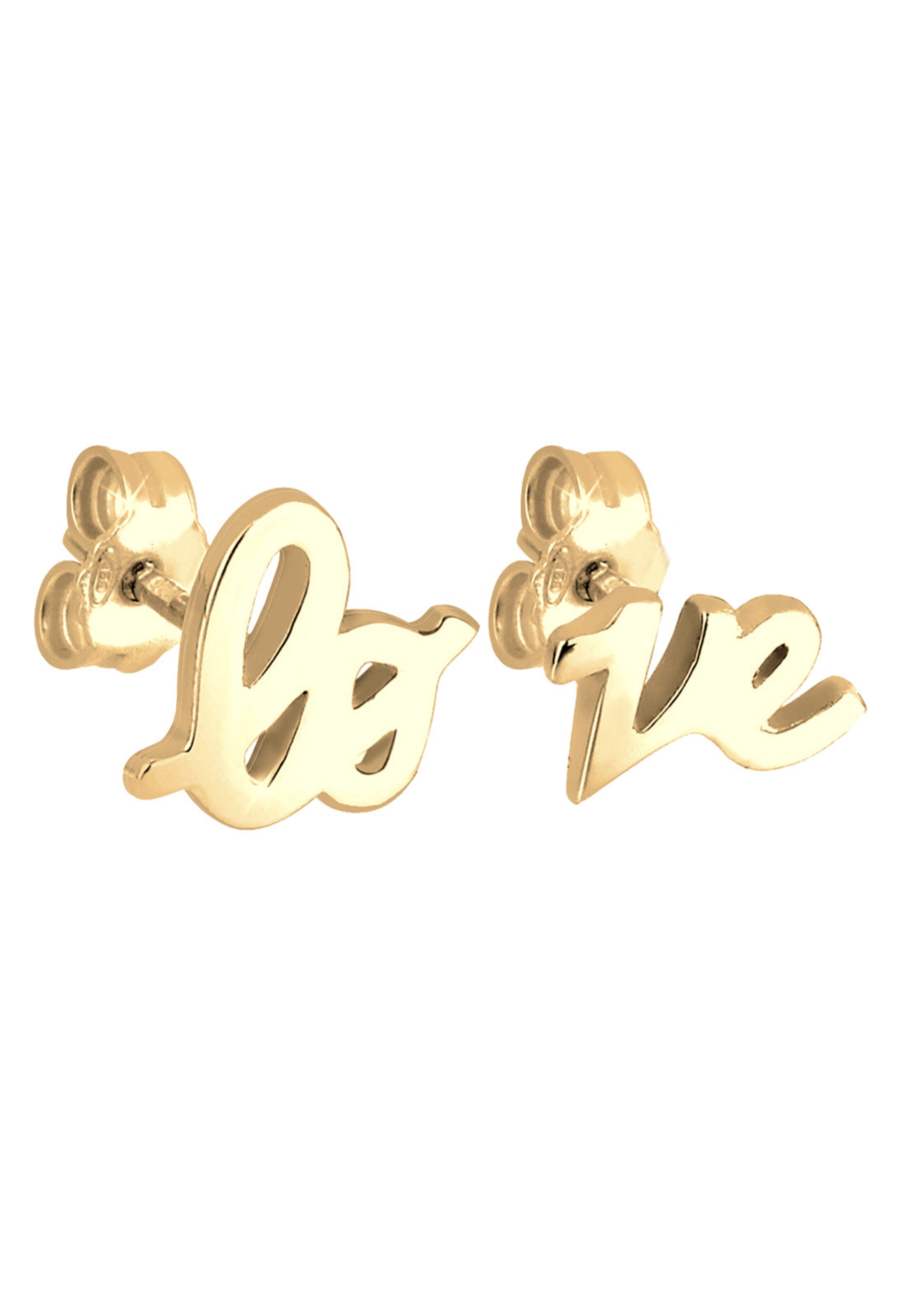 ELLI Oorbellen 'Love' in Goud: voorkant