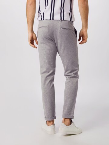 Lindbergh Slim fit Chino trousers 'Superflex' in Grey