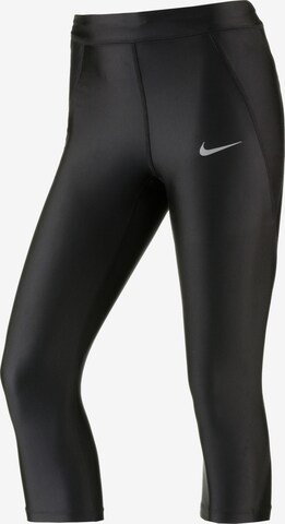 NIKE Skinny Lauftights 'Speed' in Schwarz: predná strana