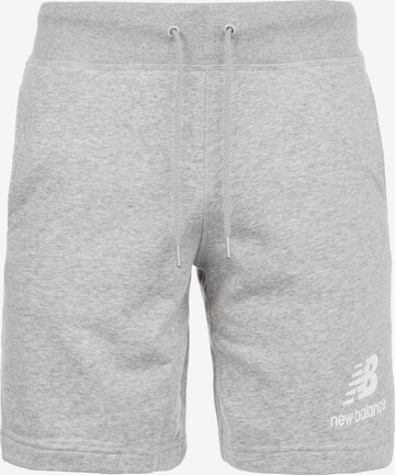 Regular Pantalon de sport 'Essentials' new balance en gris : devant