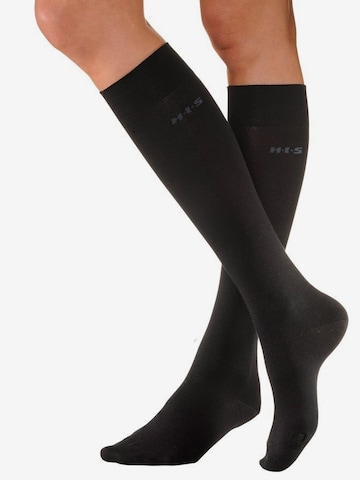 Chaussettes H.I.S en noir : devant