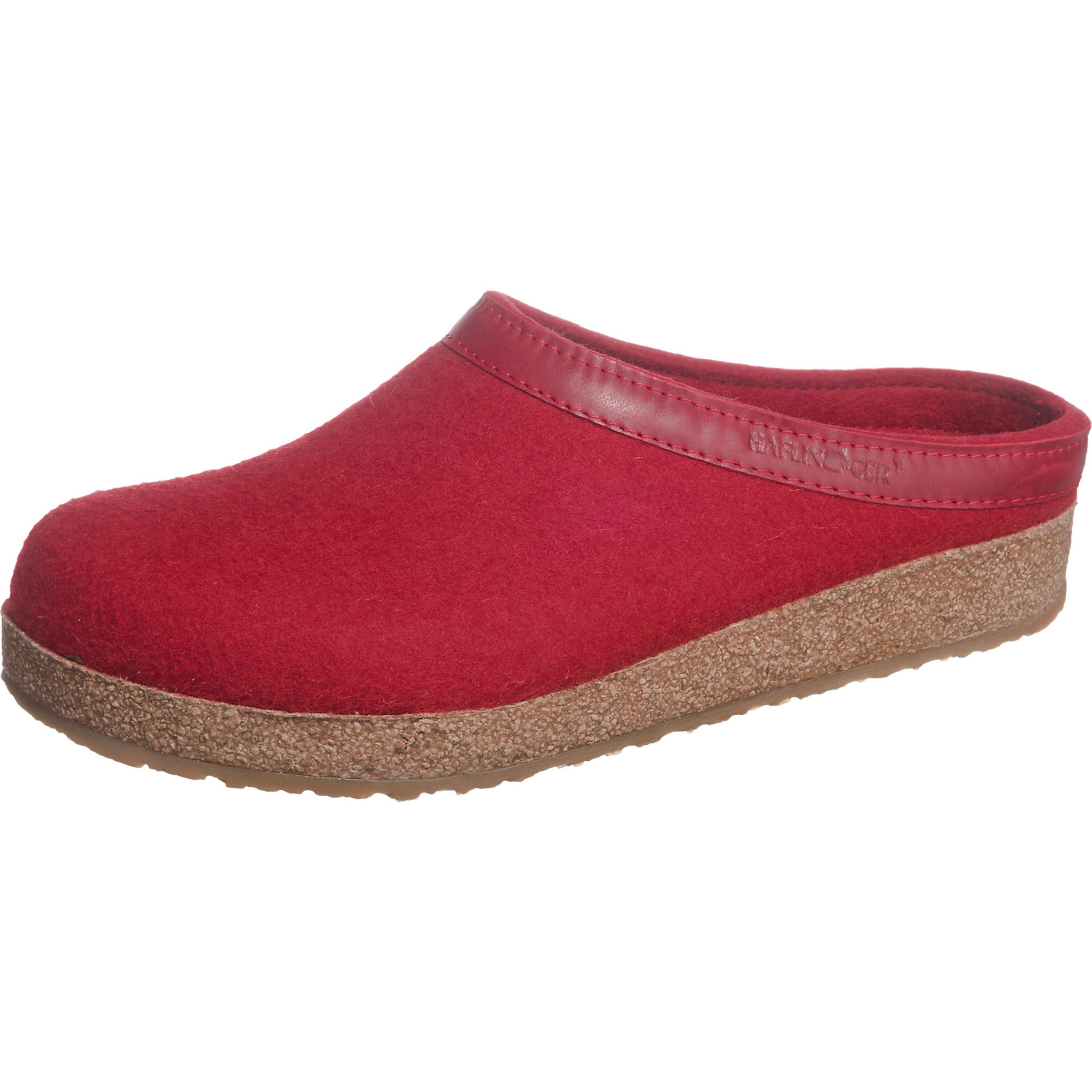 HAFLINGER Hausschuh 'Torben' in Rot: Vorderseite