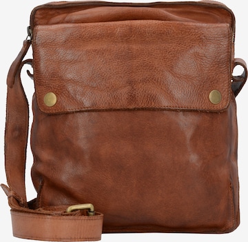 Harold's Crossbody Bag 'Saddle' in Brown: front