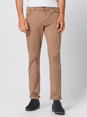 regular Pantaloni 'Cooper Fancy' di BRAX in beige: frontale