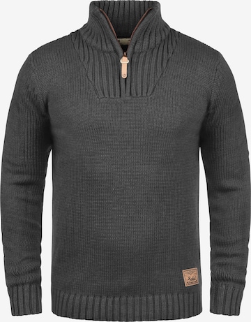 !Solid Sweater 'Petro' in Grey: front