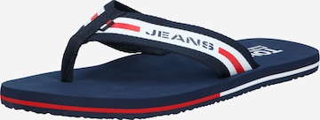 Tongs TOMMY HILFIGER en bleu : devant