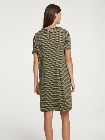 Rochie de la heine pe verde