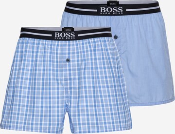 Boxers BOSS en bleu : devant