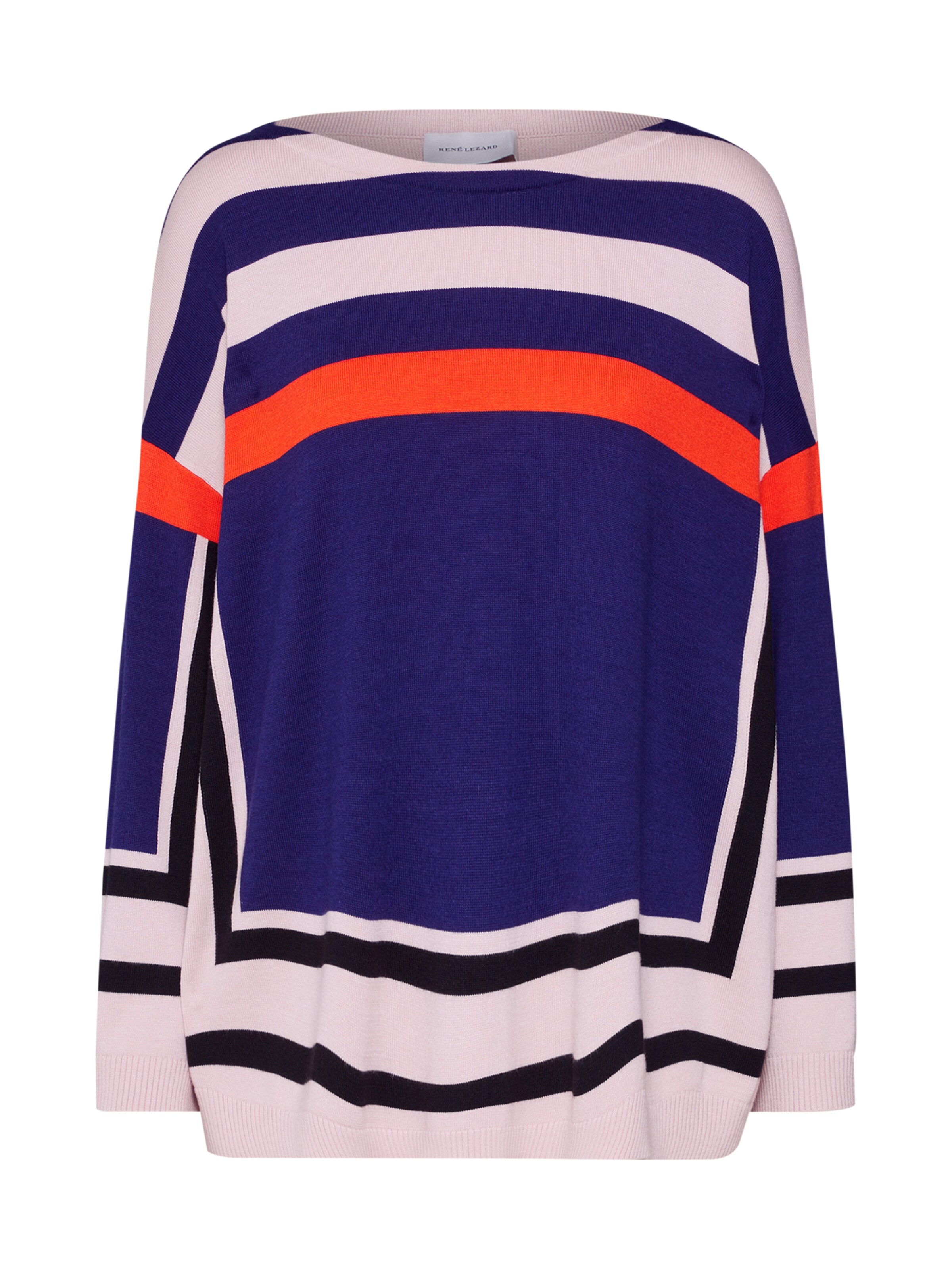 RENÉ LEZARD - Oversized trui 'P004S' in de kleur Blauw