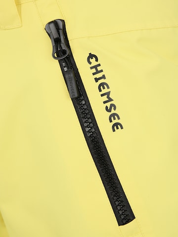CHIEMSEE Normalny krój Spodnie outdoor w kolorze żółty