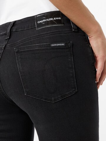 Calvin Klein Jeans Skinny Džíny – černá