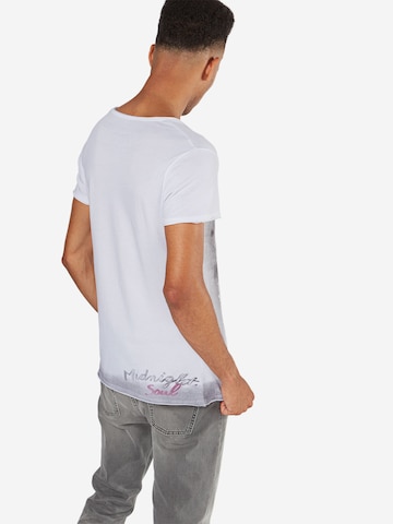 T-Shirt 'MT ALIVE round' Key Largo en blanc