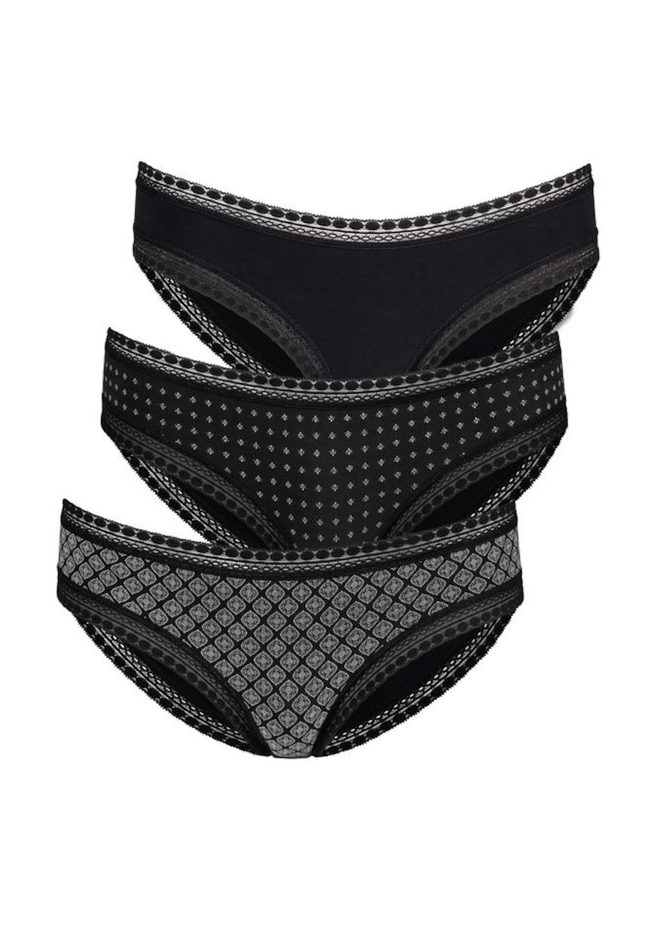 LASCANA Слип в черно: отпред