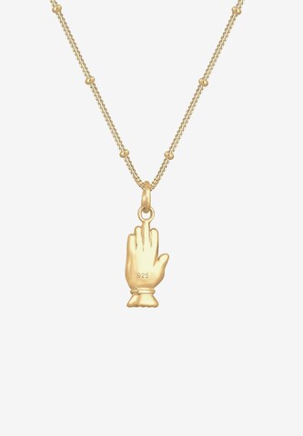 ELLI Ketting 'Hamsa Hand' in Goud