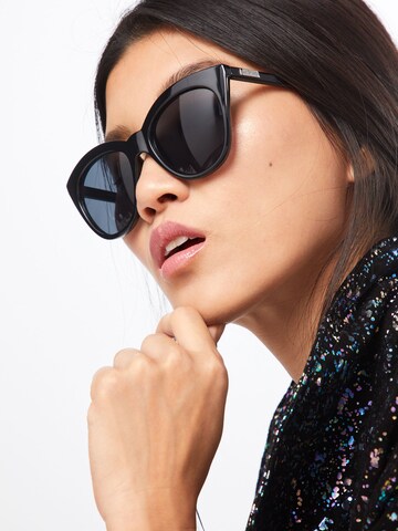 LE SPECS Sunglasses 'Halfmoon Magic' in Black: front