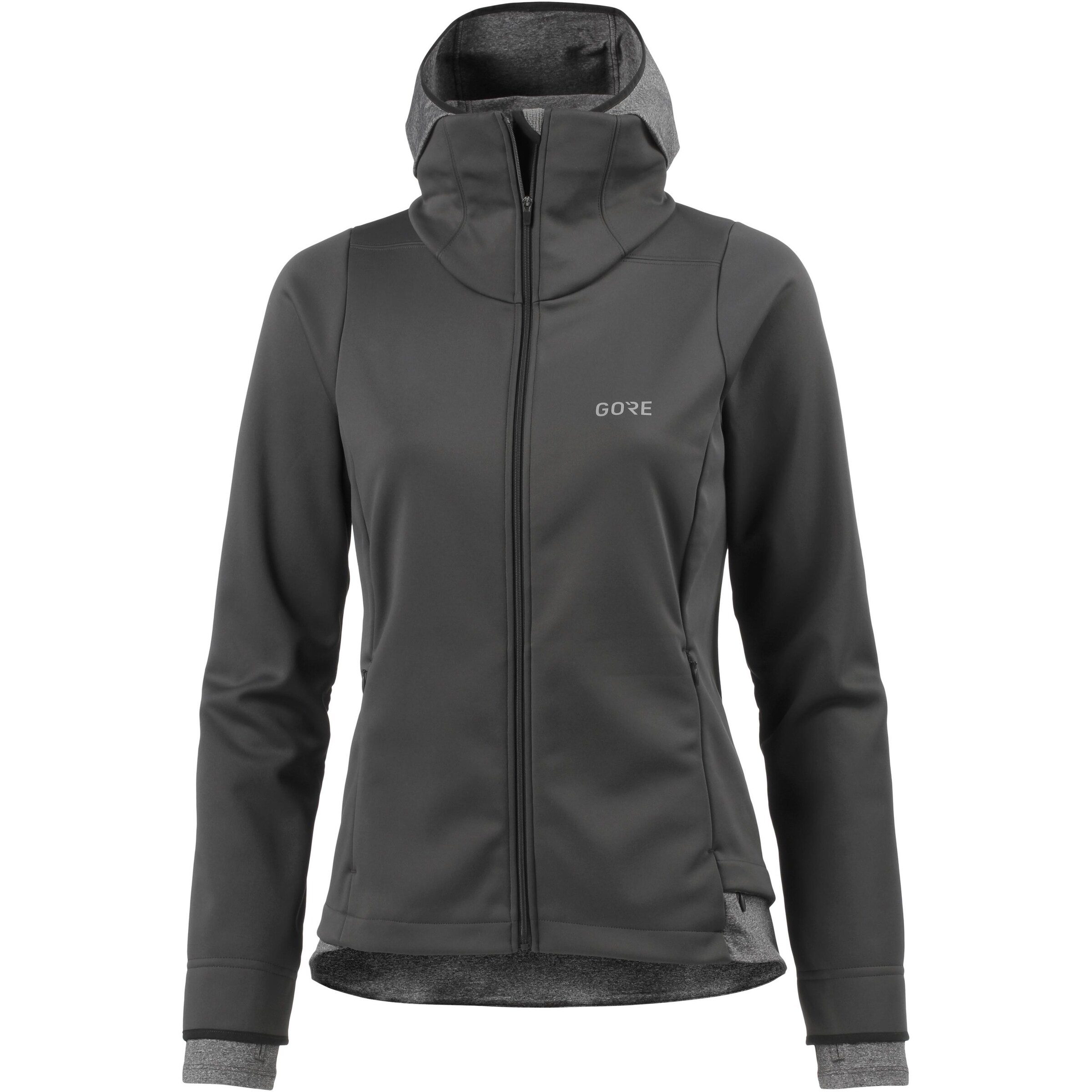 GORE WEAR Athletic Jacket 'R3 Thermo GORE-TEX®' in Grey: front