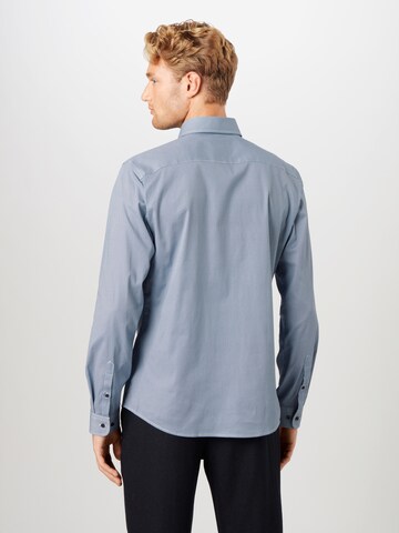 mėlyna BRAX Priglundantis modelis Marškiniai 'Daniel'