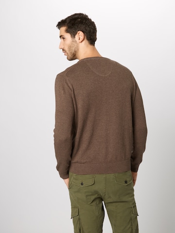 FYNCH-HATTON Pullover in Braun: zadná strana