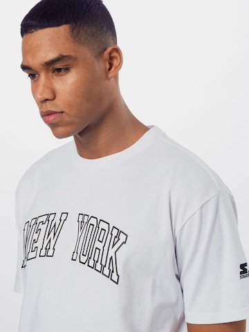 Starter Black Label Regular fit Μπλουζάκι 'New York' σε λευκό