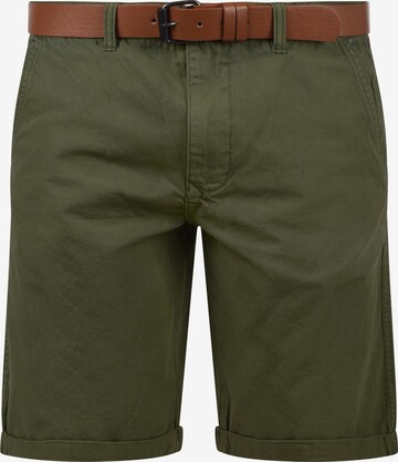 !Solid Regular Chino Pants 'Montijo' in Green: front