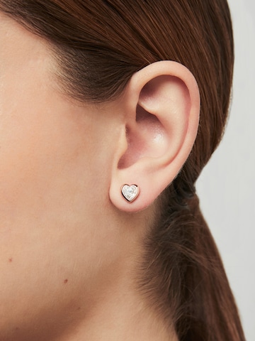 Ted Baker Náušnice 'HAN: CRYSTAL HEART EARRING' - Zlatá: predná strana