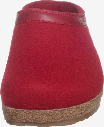 HAFLINGER Slippers 'Torben' in Red