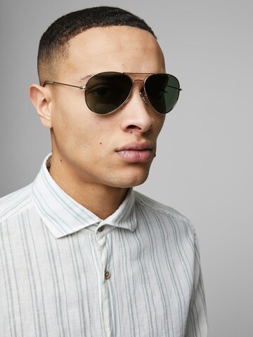 Lunettes de soleil JACK & JONES en or : devant