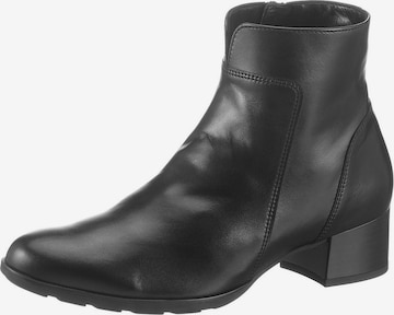 GABOR Ankle Boots in Black: front