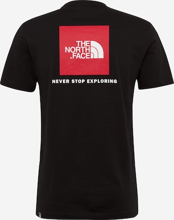 THE NORTH FACE Regular Fit Shirt 'Red Box' in Schwarz