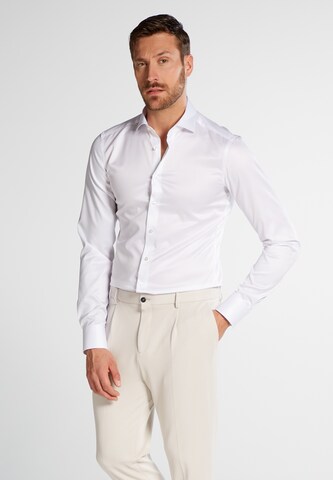 ETERNA Slim fit Business Shirt in White: front