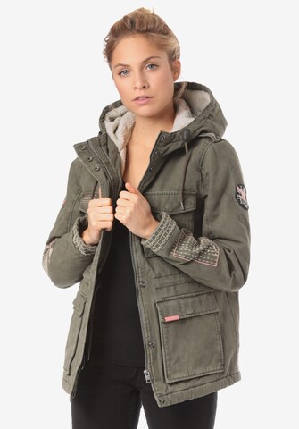 Superdry Cargojacke 'Rookie Dakota' in Grün