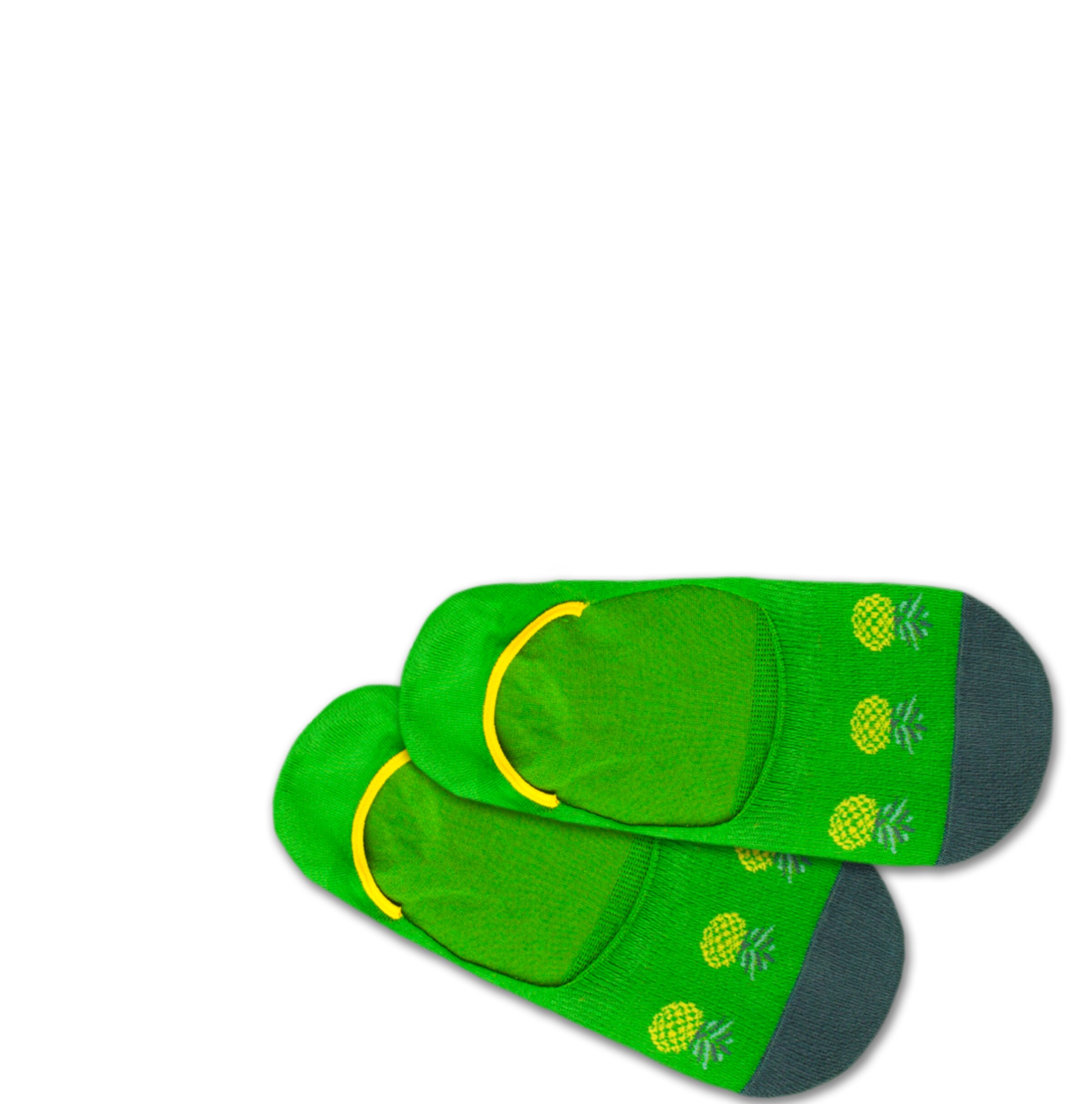 DillySocks - Enkelsokken 'Hidden Pineapple' in de kleur Geel