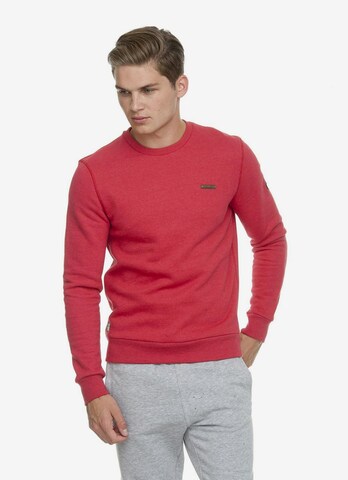 Sweat-shirt 'Indie' Ragwear en rouge : devant